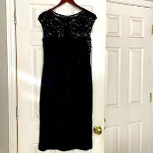 Black lace banana republic cocktail dress. Size 8